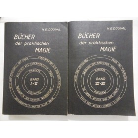 BUCHER DER PRAKTISCHEN MAGIE   BAND I-VI, BAND VII-XII  - H. E. DOUVAL - 2 volume